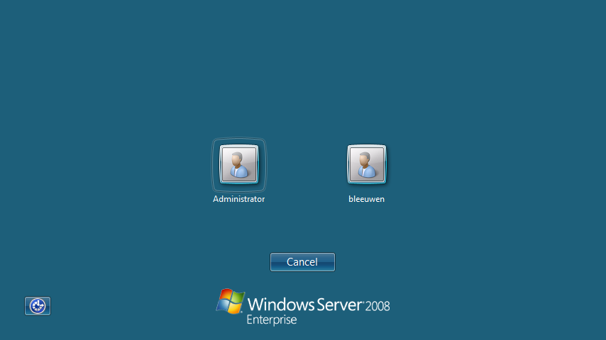 Cannot Login To Windows Server 2008